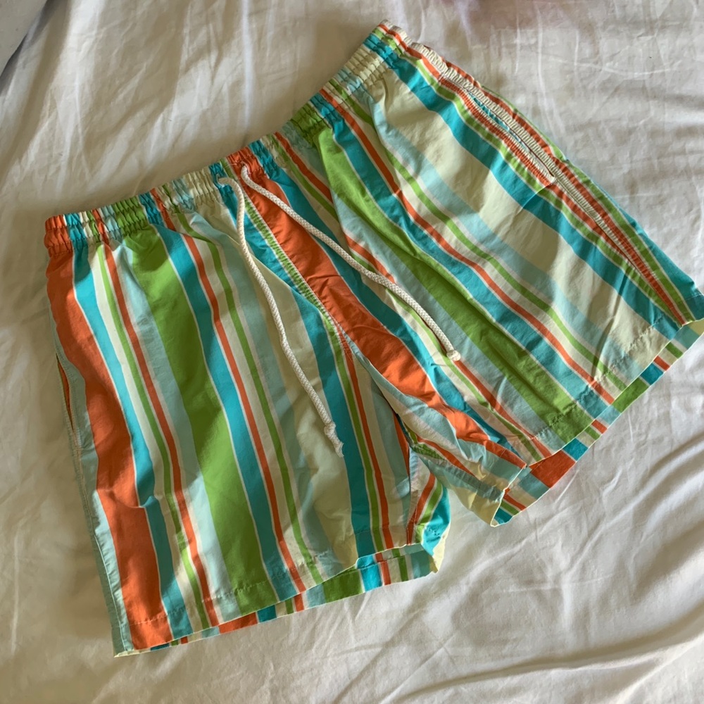 Europann striped bathing suit